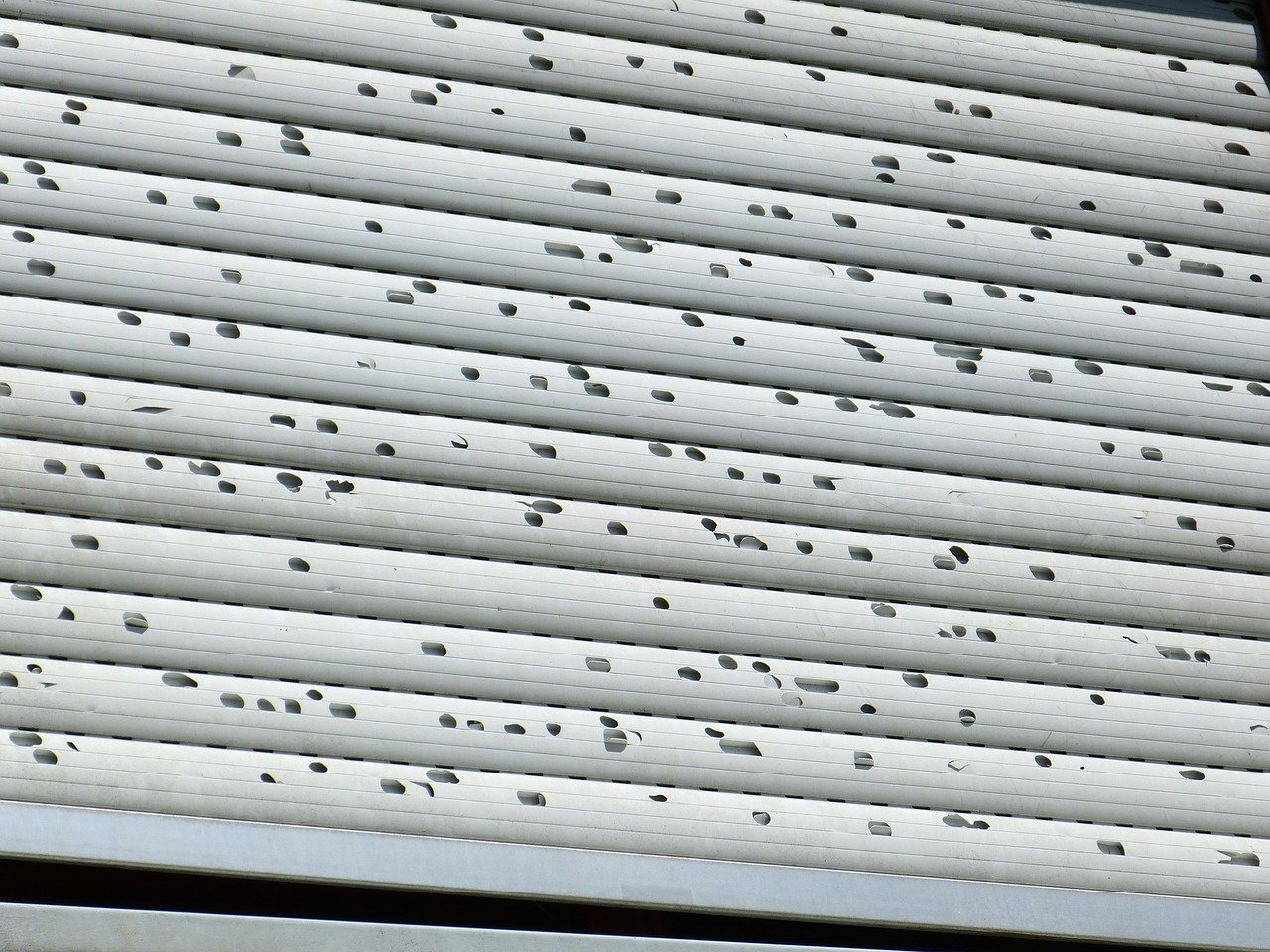 Lames d’un volet roulant en aluminium