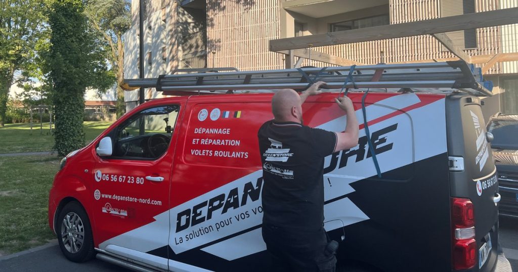 Technicien Depan’Store, dépannage de volet roulant à Plérin